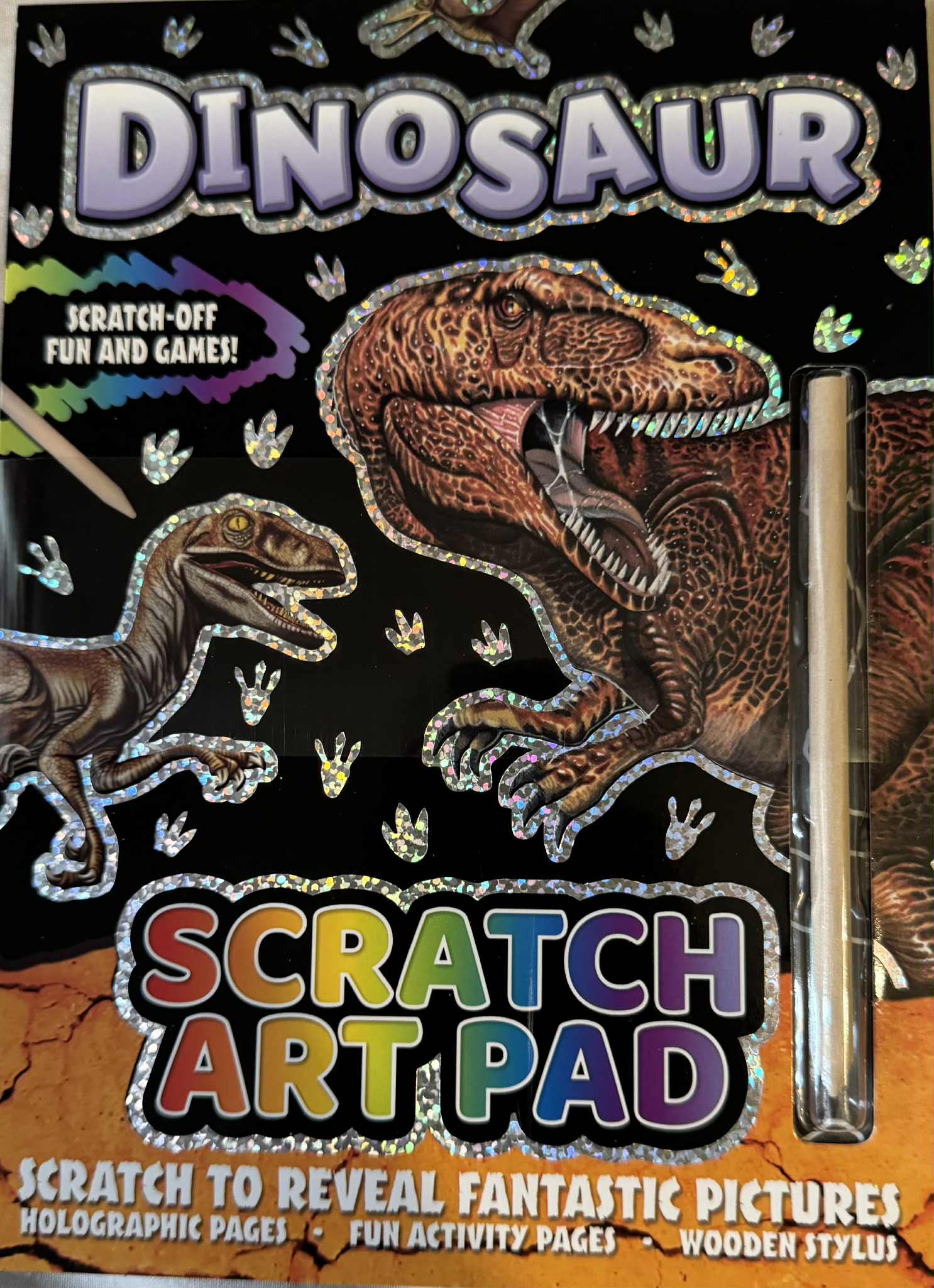 Dino Scratch Art Pad