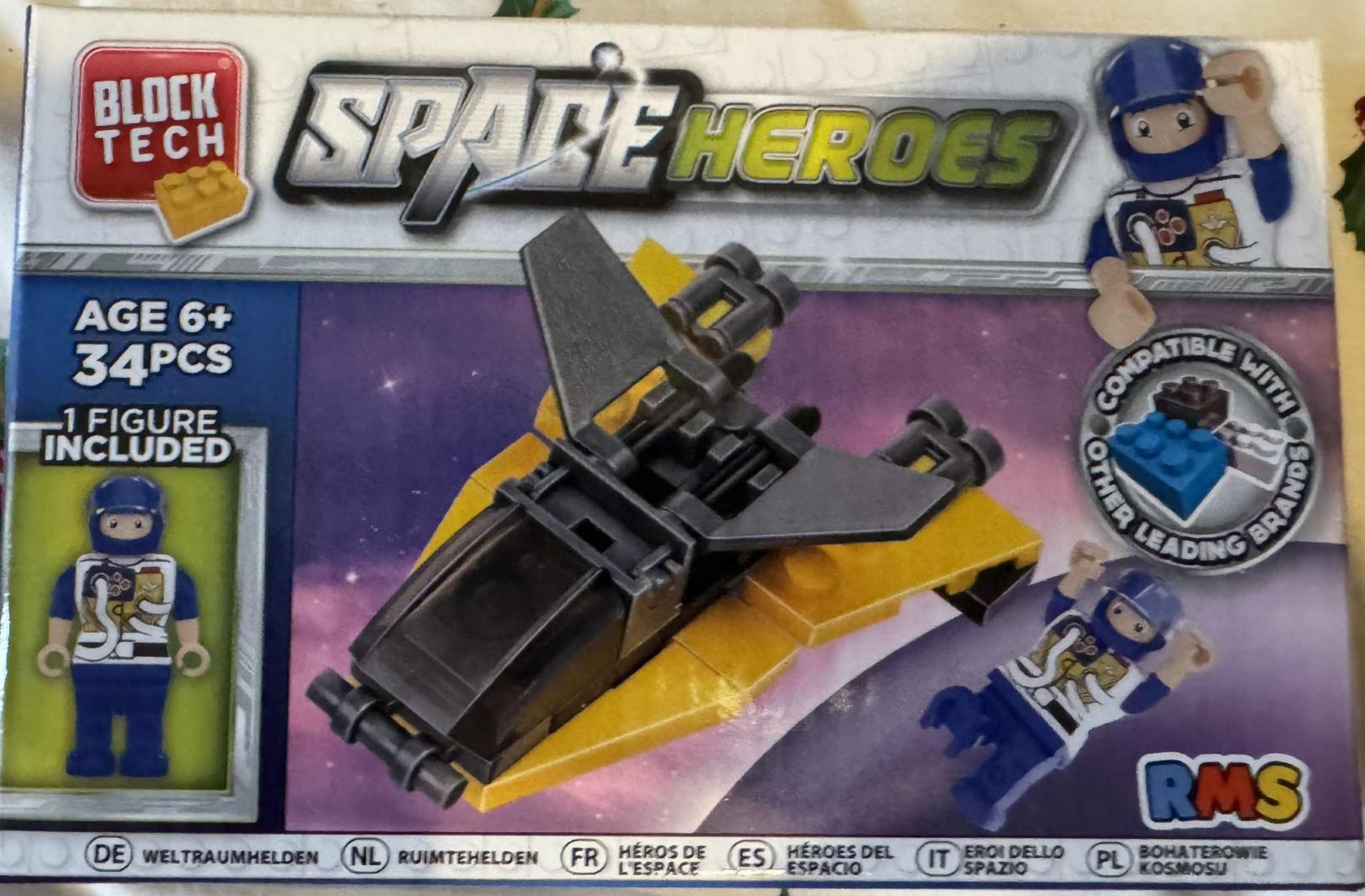 Block Tech Space Heroes Single figure pack