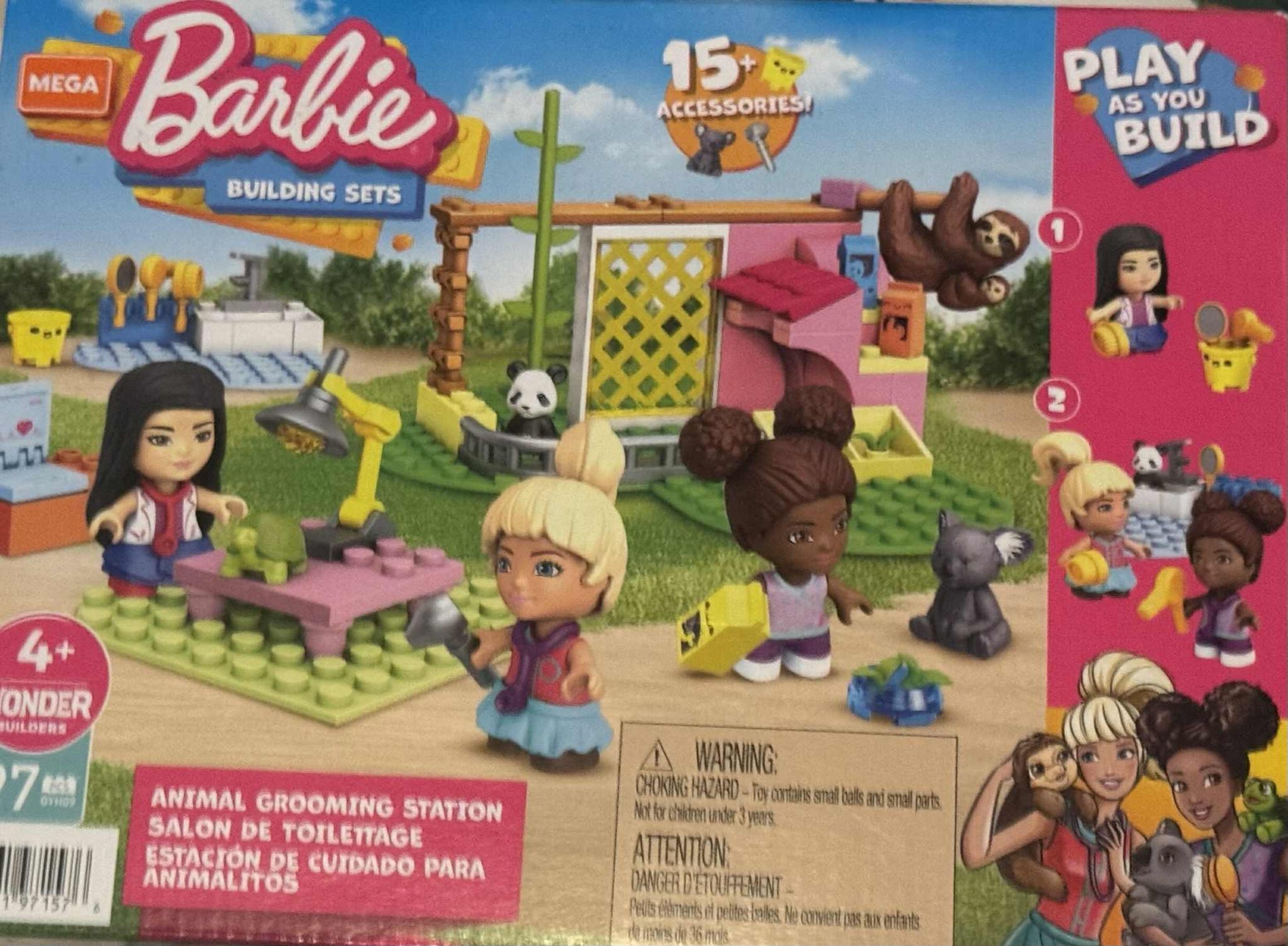 Mega Build Barbie Set Grooming Station