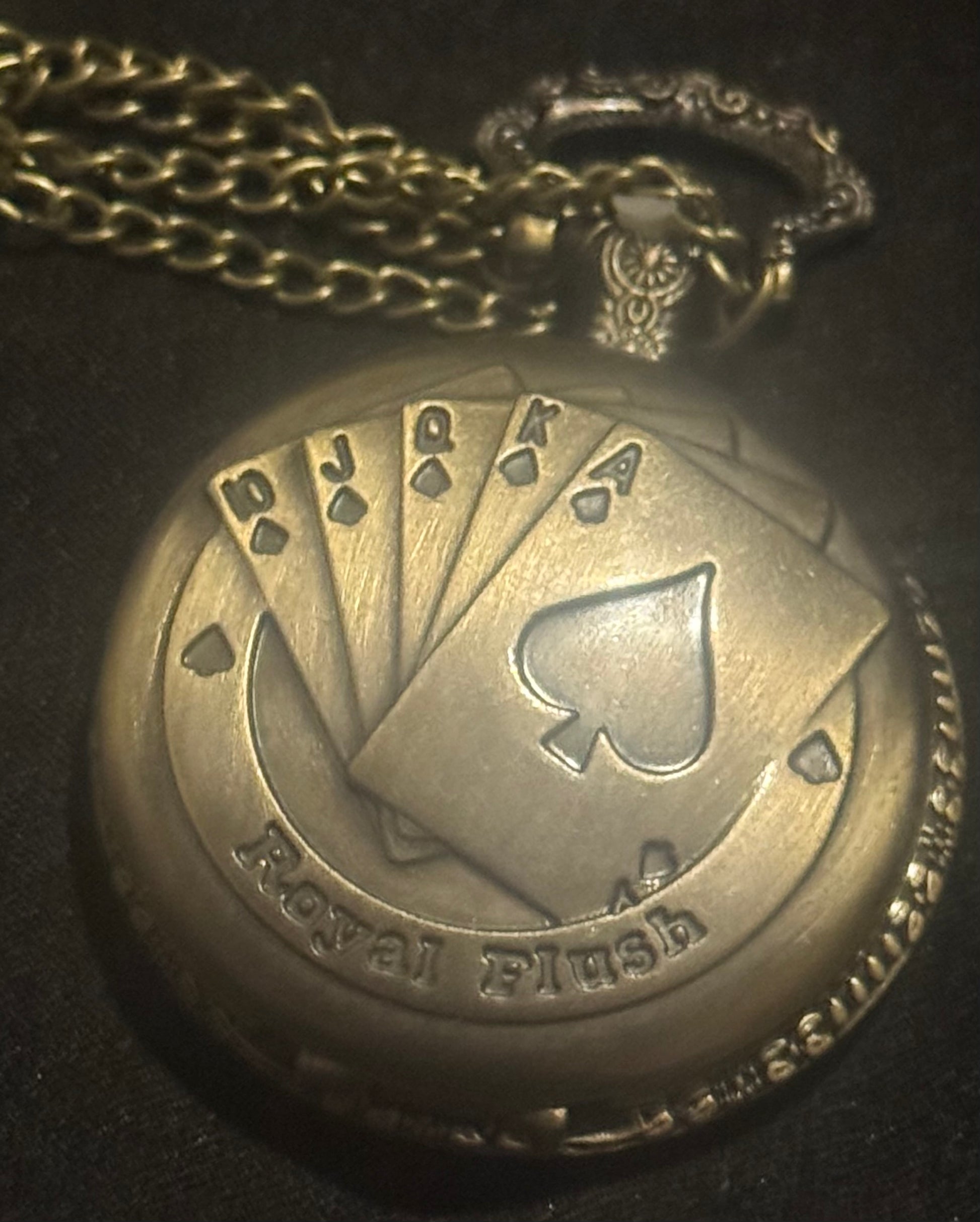 Vintage Royal Flush Pocket Watch