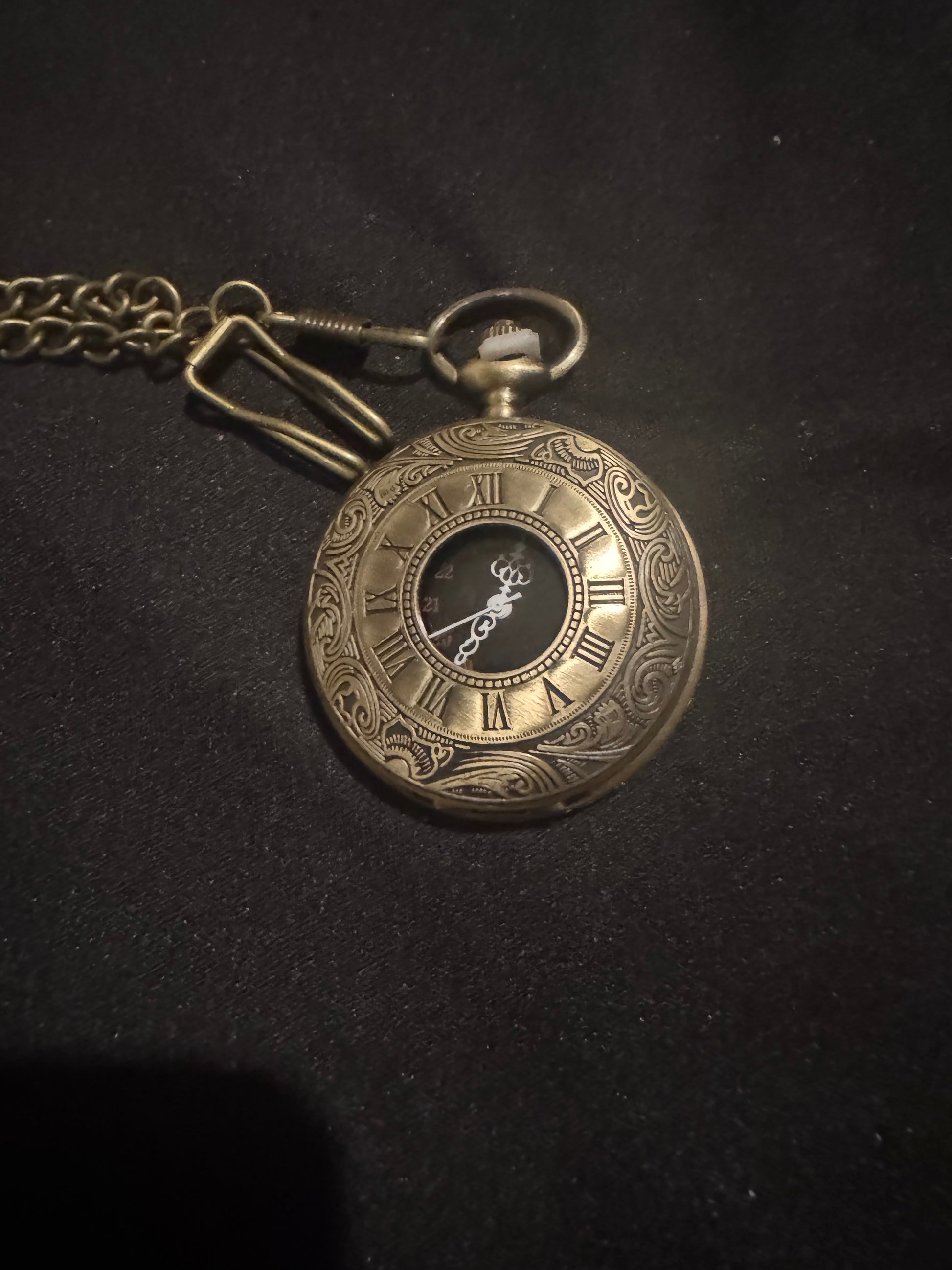 Roman Numerals Pocket Watch
