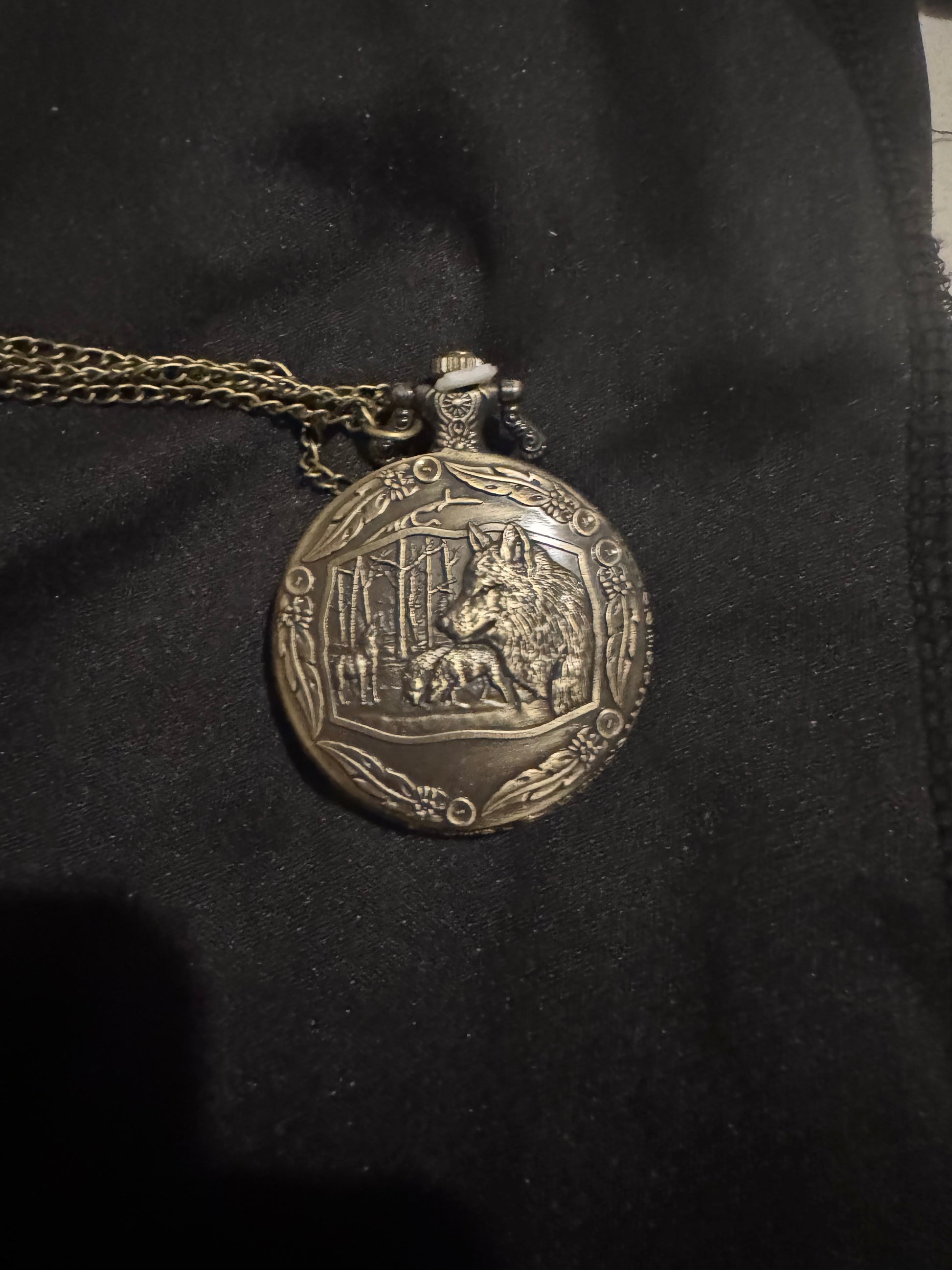 Wolf family vintage pocket watch