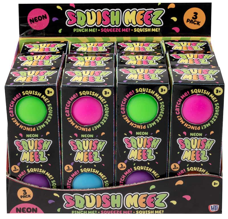 Squish-Meez Balls 3 pack assorted